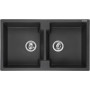 Мойка для кухни Reginox Amsterdam 20 Black Silvery 3,5" (R31001)