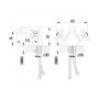 Смеситель Lemark Vintage LM2808B для биде