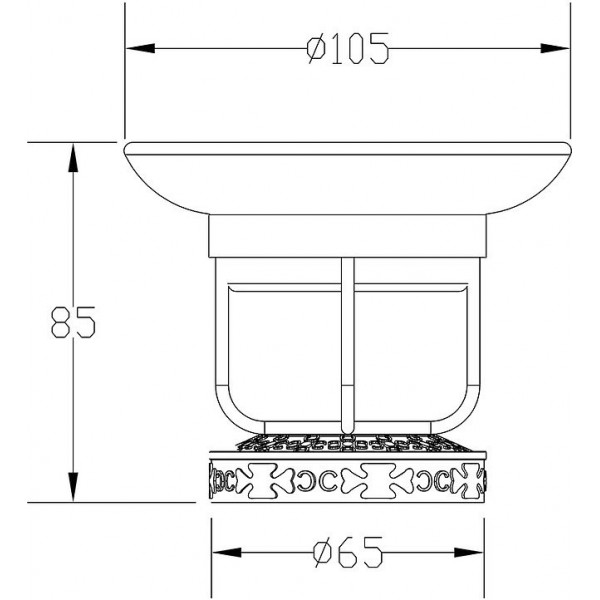 Мыльница Zorg Antic AZR 23 SL