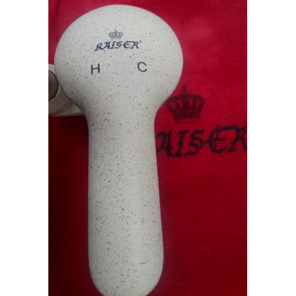 Смеситель для кухни KAISER Athlete 19044-1/Песочный мрамор