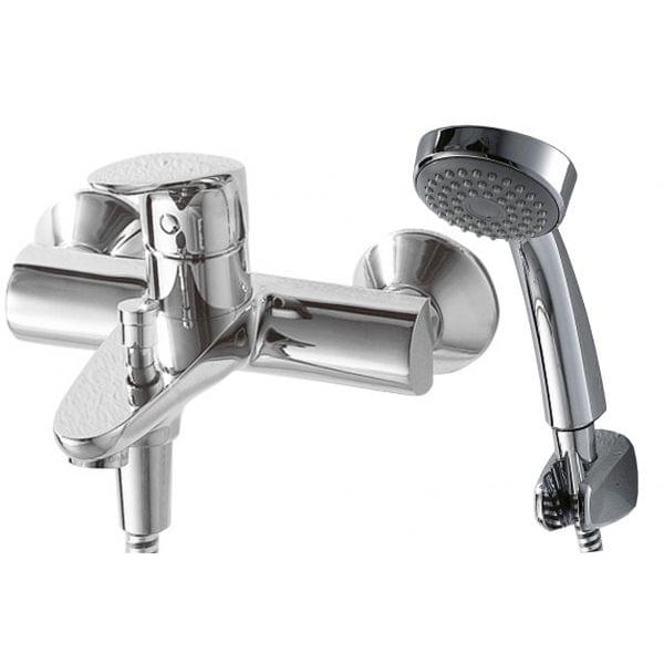 Смеситель для ванны с коротким изливом с аксессуарами Bravat Drop F64898C-B