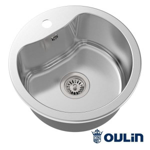 Стальная мойка круглая Oulin OL-357 Стальная мойка круглая Oulin OL-357