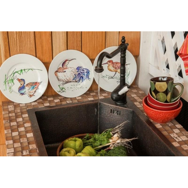 Смеситель для кухни Omoikiri Kyoto OKY-ORB-35/Черный