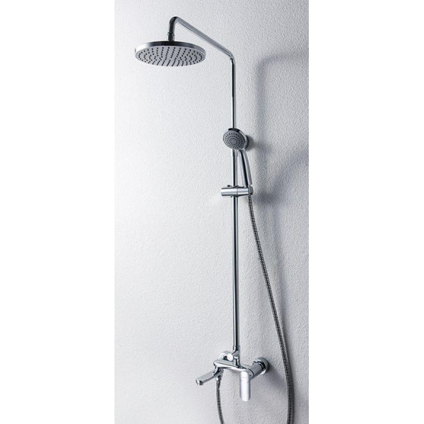 Душевая колонна со смесителем для ванны Bravat Opal F6125183CP-A3-RUS