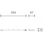 Планка с 3-мя крючками Schein Allom 221-3B