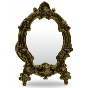 Зеркало настольное Stilars Antique bronze 131149 Зеркало настольное Stilars Antique bronze 131149