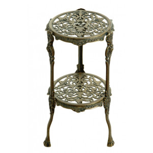 Этажерка 2 яруса Stilars Antique bronze 130373, ант.бронза Этажерка 2 яруса Stilars Antique bronze 130373, ант.бронза
