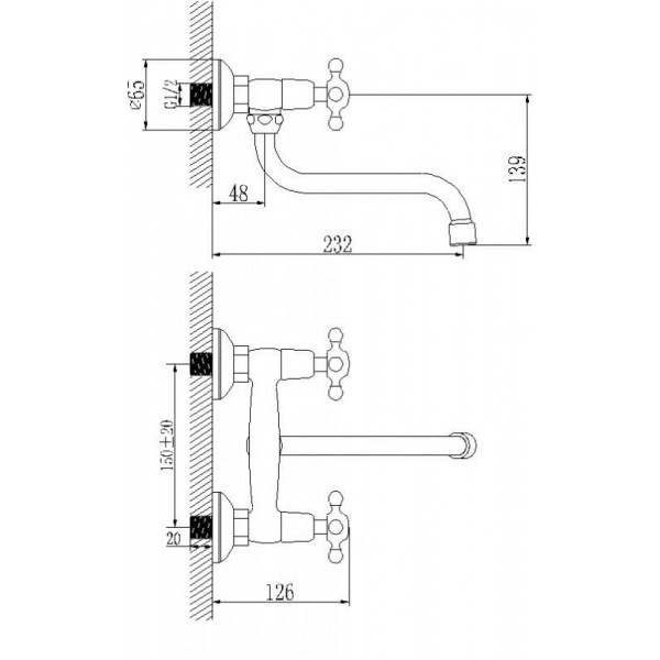 Смеситель Lemark Standard LM2111C для кухни