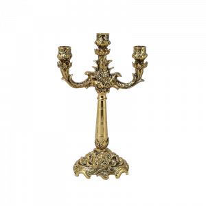 Канделябр Розы на 3 свечи Bello De Bronze BP-14093-D