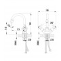 Смеситель Lemark Plus Harmony LM1407C для умывальника