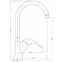 Смеситель для кухни KAISER Corner 48444
