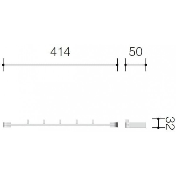 Планка с 5-ю крючками Schein Allom 221-5B