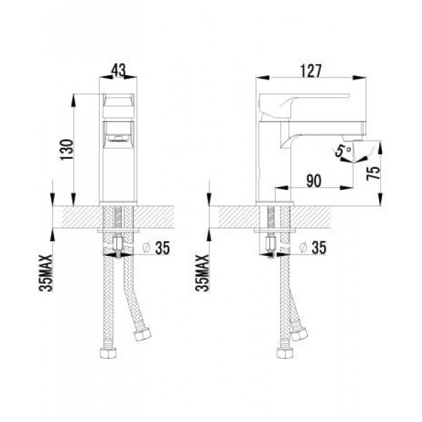 Смеситель Lemark Plus Grace LM1506С для раковины