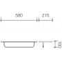 Полка с полотенцедержателем Schein Swing 3210B