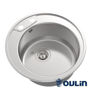 Стальная мойка круглая Oulin OL-R510 Стальная мойка круглая Oulin OL-R510