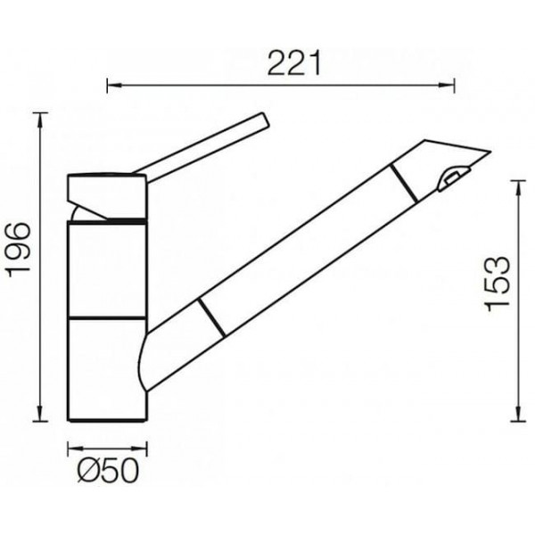 Смеситель SCHOCK SC-200-D CRISTADUR 710365 Магнолия