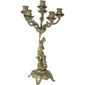 Подсвечник Амазонка Stilars Antique bronze 130198 Подсвечник Амазонка Stilars Antique bronze 130198