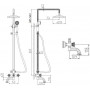 Душевая система ZORG 6-1-12 A 2002DS-BR/Бронза