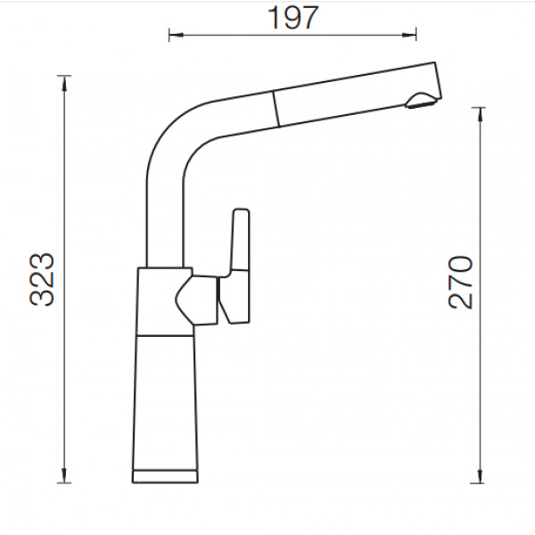 Смеситель SCHOCK SC-540-D CRISTALITE+ 710524