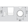 Стакан настенный VERAGIO Stanford VR.STD-7740.BR
